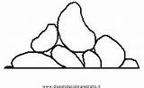 Steine Felsen Rocce Malvorlagen Disegno Malvorlage Colorare Ausmalen Misti Beliebt Landschaft Gratismalvorlagen sketch template