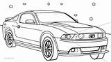 Mustang Coloring Pages Ford Para Colorear Kids Drawing Printable Sheet Car Dibujo Cars Cool2bkids Sheets Race Print Choose Board sketch template