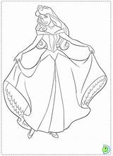 Coloring Sleeping Beauty Dinokids Aurora Disney Close Print sketch template