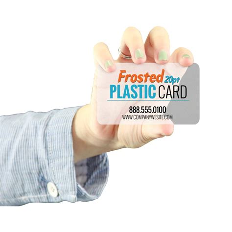 frosted plastic business cards qualita print