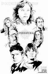 Supernatural sketch template