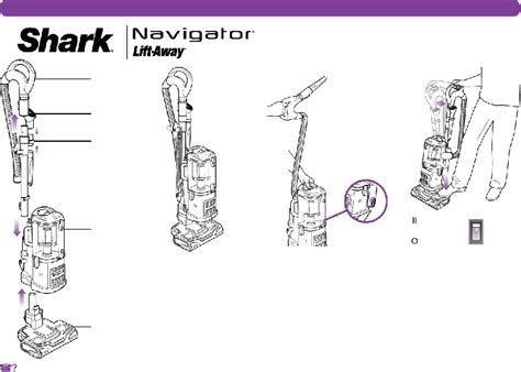 shark navigator lift  vacuum cleaner quick start manual  viewdownload