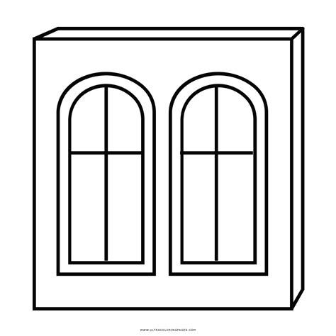 double window coloring page ultra coloring pages