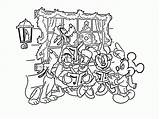 Christmas Coloring Disney Pages Popular sketch template