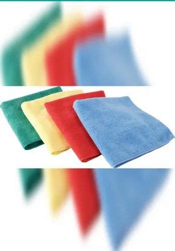 assorted microfiber cloth quantity per pack 50 size 40 cm x 40 cm