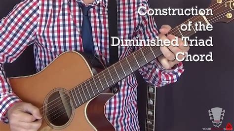 Construction Of The Diminished Triad Chord And How To Use Them Youtube
