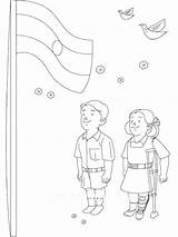 Flag Independence Coloring India Indian Pages Printable Drawing Flags Girl China Spain Color Philippine Kids Pakistan Getcolorings Getdrawings Ancient Vietnam sketch template