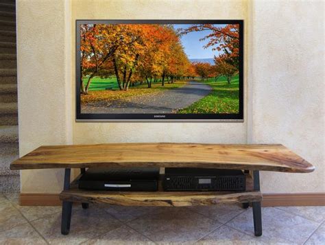 log tv stand woodwaves