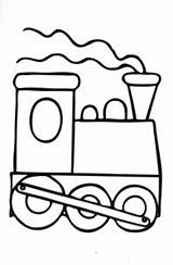 Choo Train Coloring Pages Clipart Drawing Kids Trains sketch template