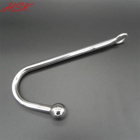 Top Quality Stainless Steel Anal Hook With Ball Anal Plug Butt Plug