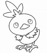 Coloring Torchic Pages Getcolorings sketch template