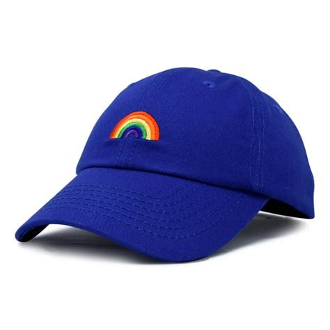 dalix rainbow baseball cap womens hats cute hat soft cotton caps in