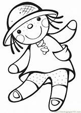 Doll Coloring Pages Color Coloringpages101 Gender sketch template