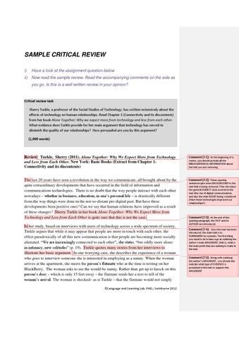 sample critical review  amanda issuu