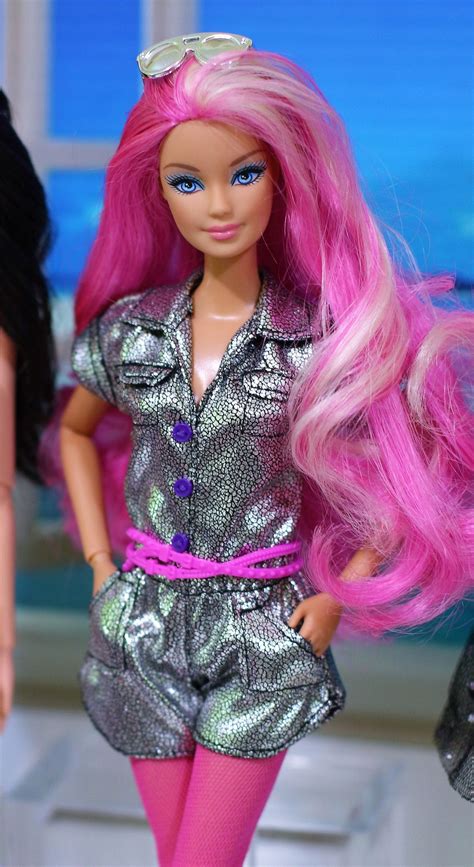 Pink Hair Glamtastic Barbie Dolls Beautiful Barbie Dolls Barbie Clothes