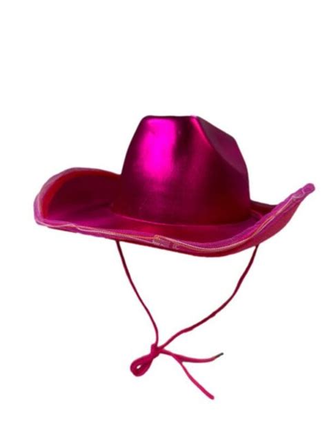Lightup Pink Cowgirl Hat Wild West Hat