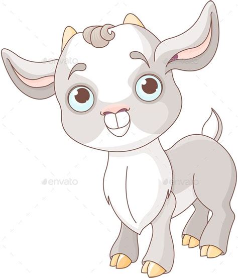 baby goat goat cartoon goat art cute goats