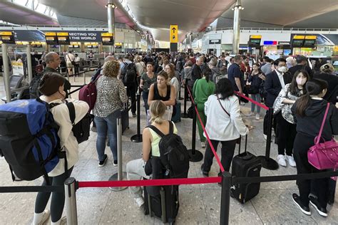 londons heathrow airport caps daily passenger numbers ap news