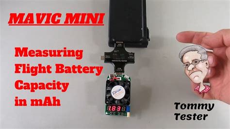 mavic mini measuring flight battery capacity  milliamp hours youtube
