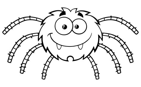 halloween spider coloring pages printable printableecom