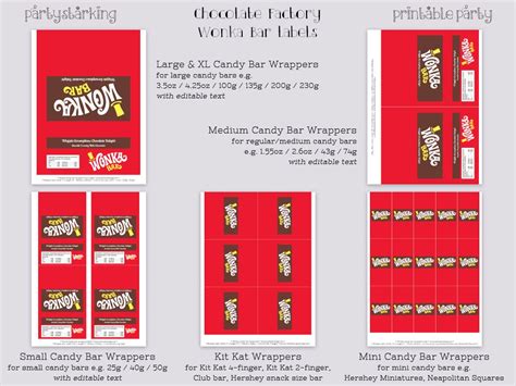 wonka bar labels wonka bar candy bar label willy wonka