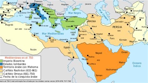 Arriba 93 Imagen De Fondo Mapa De La Expansion Del Imperio Islamico