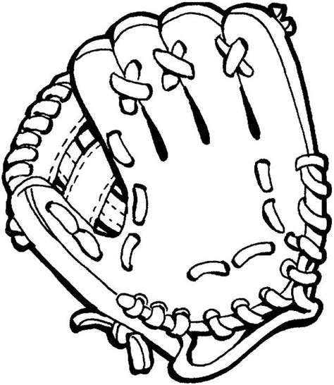 baseball glove coloring page  print  coloring pages