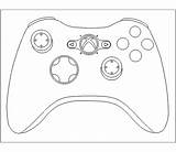 Xbox Controller Game Template Cake Coloring Pages Drawing 360 Printable Games Playstation Templates Birthday Party Cakes Photobucket Gaming Sheets Color sketch template