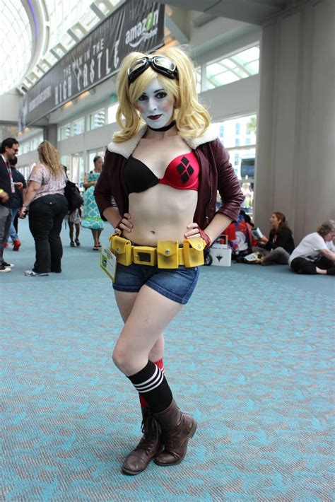 harley quinn sexy costumes at comic con 2015 popsugar love and sex photo 17