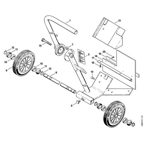 stihl ts  disc cutter ts parts diagram  cutquik cart
