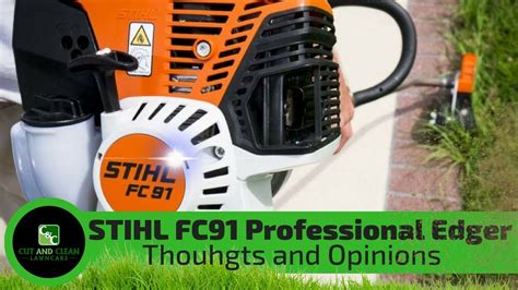 stihl fc professional edger review overview youtube