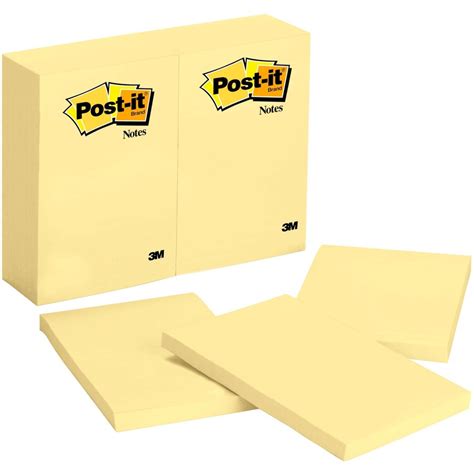 post  notes      canary yellow