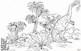 Plateosaurus Pflanzenfresser Grosser Dinosaur Ausmalbild Malvorlage sketch template