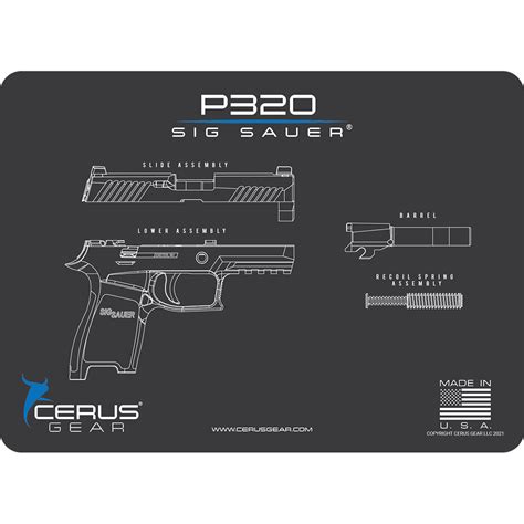 edc sig sauer p schematic mat cerus gear