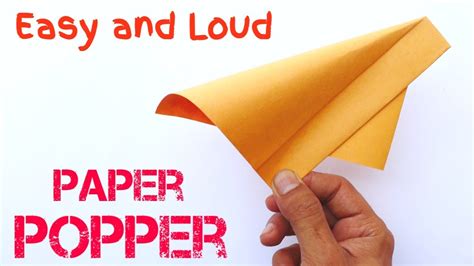 paper popper  sounds loud easy paper bomb  kids