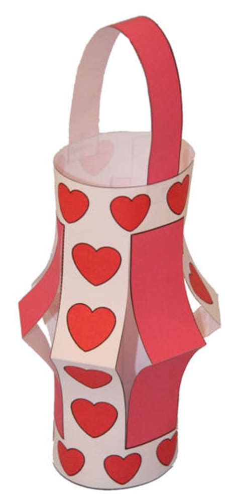 valentines day lantern paper craft