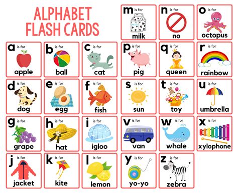 alphabet wall cards printable
