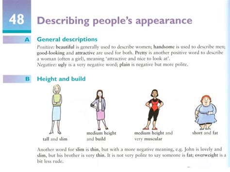 peoples appearance