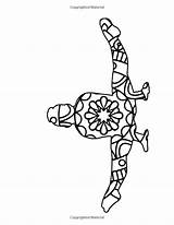 Gymnast Gymnastics sketch template