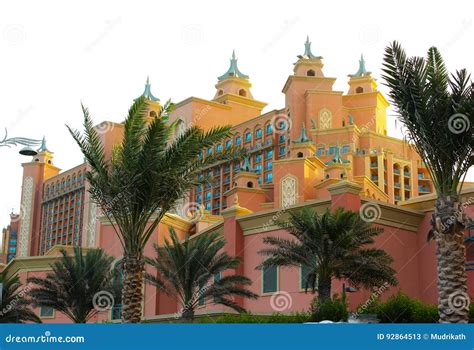 atlantis hotel  palm jumeirah stock image image  cloud connected