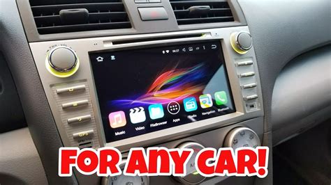 factory  android radio   car    toyota camry youtube