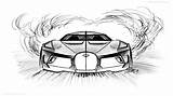 Voiture Bugatti Noire Dailyrevs Vitesse Lamborghini sketch template
