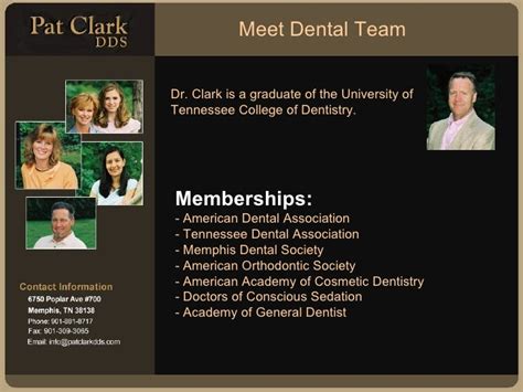 Memphis Tennessee Dentist Dr Pat Clark Dds