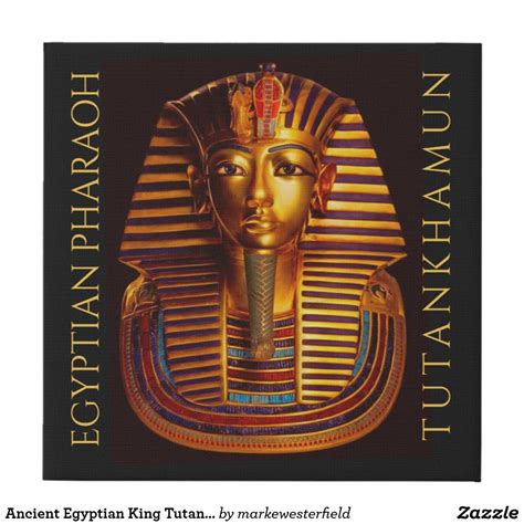Ancient Egyptian King Tutankhamun Gold Burial Mask Faux
