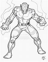 Ultron Age Coloringhome sketch template