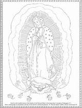Guadalupe Lady Coloring Teacherspayteachers Original sketch template