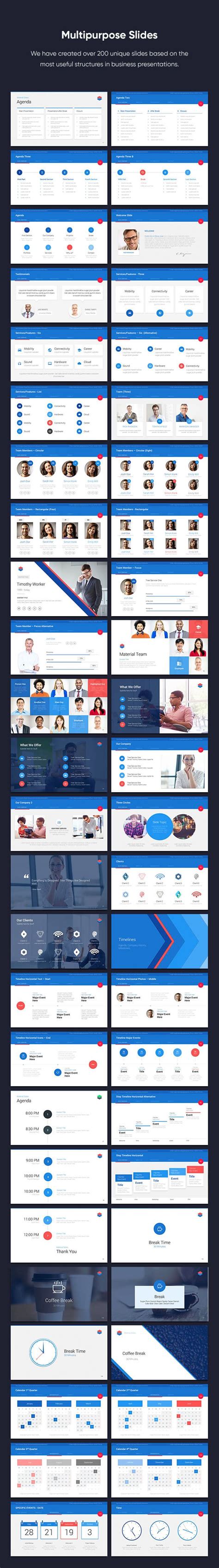 material powerpoint  template  ercn graphicriver