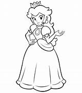 Peach Mario Princess Coloring Pages Baby Kart Printable Pitch Kids Colouring Princes Drawing Print Super Color Perfect Giant Getcolorings James sketch template