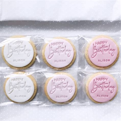 Personalised Happy Birthday T Sugar Cookies By Nkldn