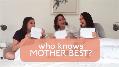 who knows mom best youtube